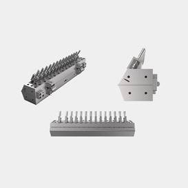 Visually adjustable coating die